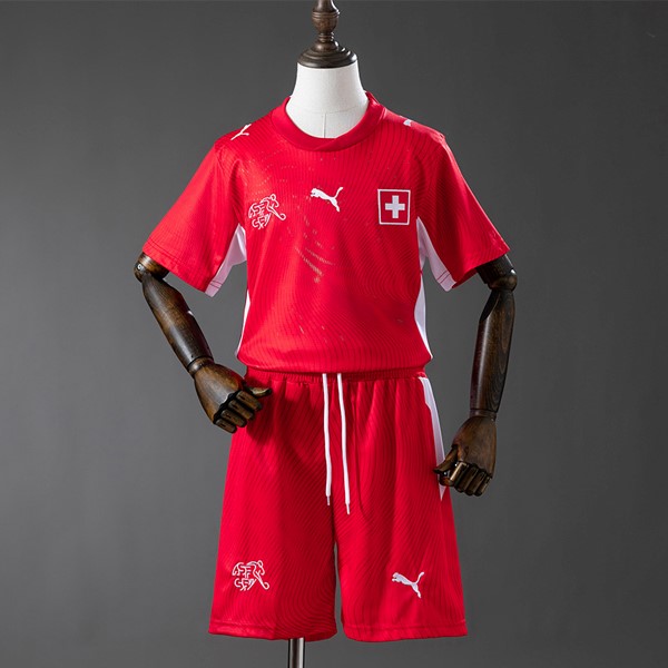 Camiseta Suiza 1ª Niño 2026 Camiseta Suiza 1ª Niño 2026